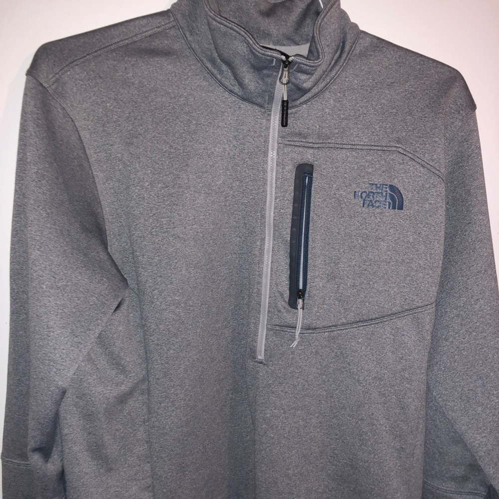North face 3/4 zip up